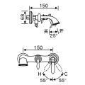 Hot Sell Brass Mixer Valve Tub Shower